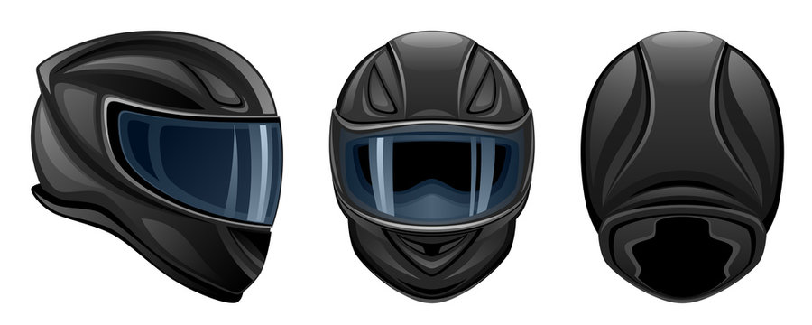 How to Draw a Motorcycle Helmet 