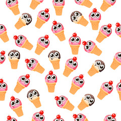 illustration of ice cream