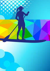 Stand up paddling - 33 - Poster