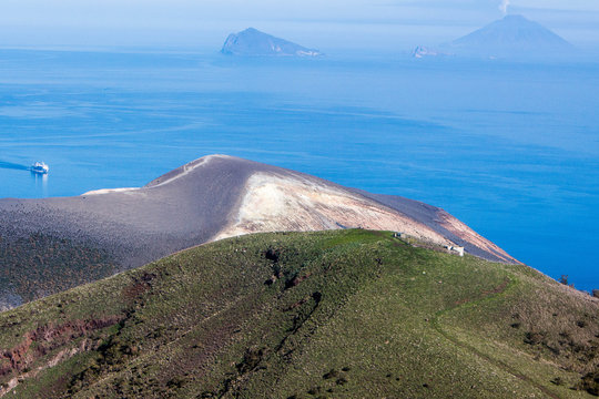 Eolie, viste dall'alto