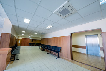 Interior of the building.