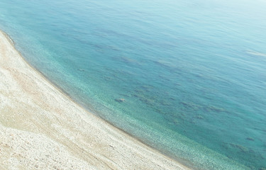 Natural background in the style of minimalism with water and san