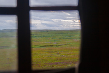 View of the tundra