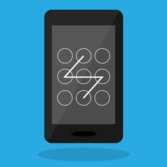 Phone screen with unlock