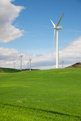 Obraz premium Wind energy concept