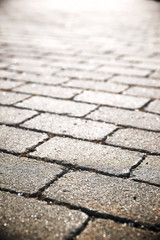 Stone floor view