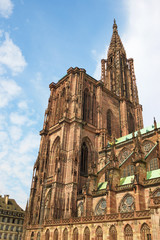 Fototapeta na wymiar Strasbourg cathedral view