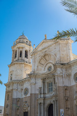 Fototapeta na wymiar Massive Church in Cadiz Spain