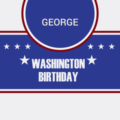 George Washington's birthday.