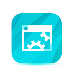 Creative Glass App Icon - Vector