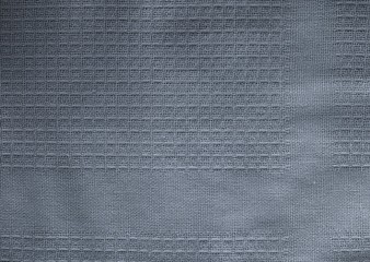 Close Up Background of Blue Textile Texture