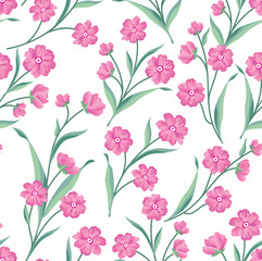 Floral seamless pattern. Flower background