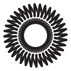 Vector image of metal springs