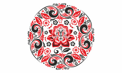 Русский традиционный орнамент Хохлома