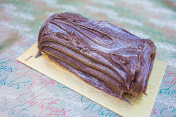 Chocolate log Christmas 2016