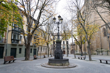 The dolpins fountain in San Jose Square
