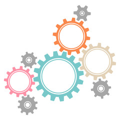 Gears Graphics Retro/Grey