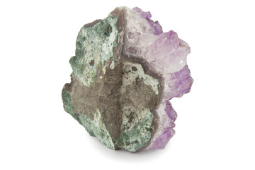 amethyst in white background