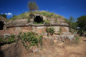 Cerveteri necropoli della banditaccia etrusca