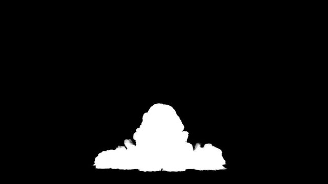 Nuke - Nuclear bomb. Two high quality nuclear explosions with alpha masks.