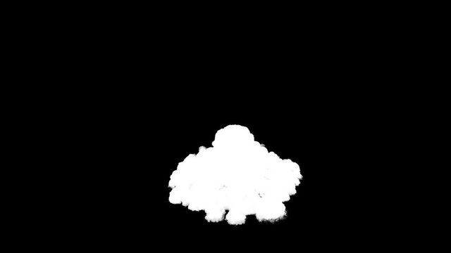 Nuclear explosions. Two high quality nuclear explosions with alpha masks.