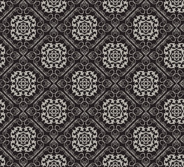 Damask wallpaper seamless pattern background