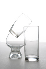 empty glasses