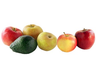 multicolor  fruits fromm all over the world