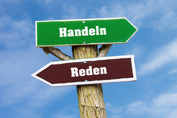 Schild 127 - Handeln