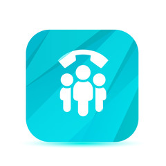 Creative Glass App Icon - Vector