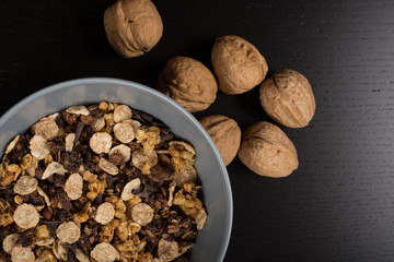 cereali e noci