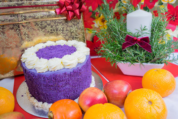 Purple Yam cake Philippians foods