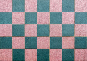 Floor table checkered tiled flat background