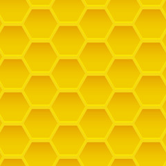 Seamless pattern with yellow relief ornate 