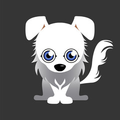 Fototapeta premium Isolated cute dog