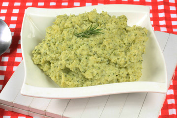 purée de brocolis
