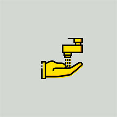hygienic icon flat design
