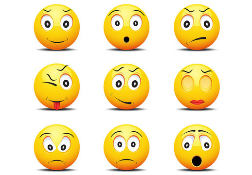 9 Emoji Face Icons
