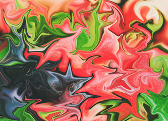 Abstract red and green color background