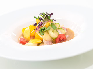 Plated Sushi appetizer