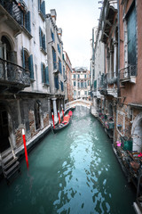 Fototapeta na wymiar Venice canal during day