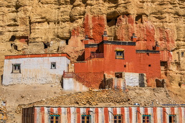 Kloster Niphu am Stadtrand von Choser, Mustang, Nepal