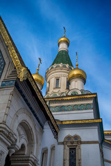Fototapeta na wymiar Church of St Nicholas in Sofia, Bulgaria