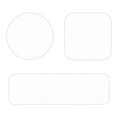 Banner and buttons white polygons vector illustration