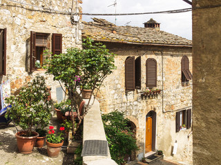 Fototapeta na wymiar San Gimignano, Tuscany, Siena, Italy