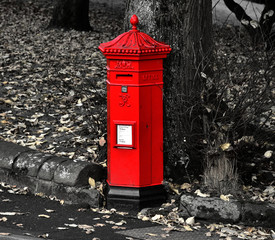 Red postbox