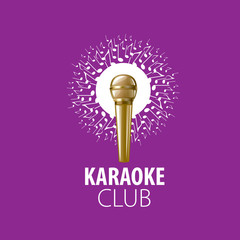 vector logo karaoke
