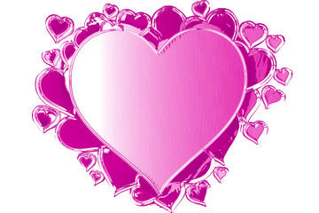 Love Hearts with Message Space