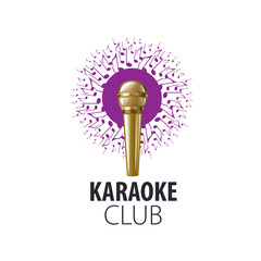 vector logo karaoke