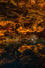 Caverna con un Lago Sotteraneo - Lanzarote - Canarie